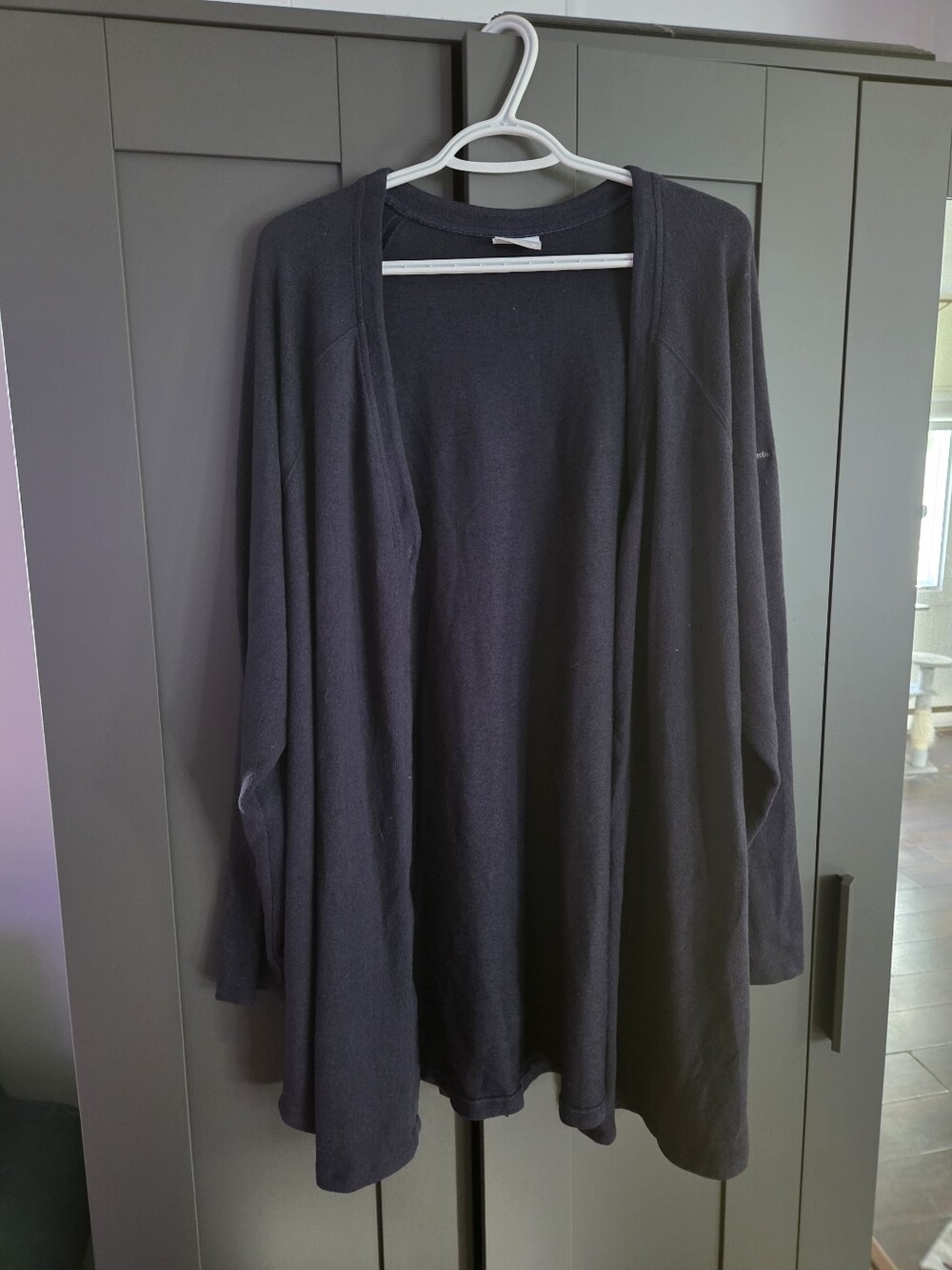 Women’s Open Front Long Cardigan Sweater - Black